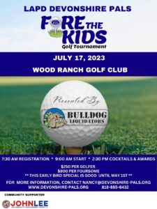 PALS Fore The Kids 50th Birthday Celebration Golf Tournament, taking place on July 17, 2023, at the picturesque Woodranch Golf Club in Simi Valley.